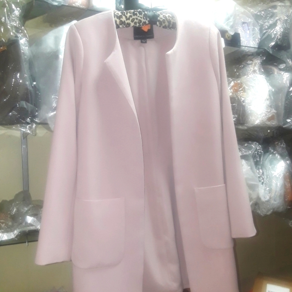 🆕️ Petite Blush double side Zipper Coat